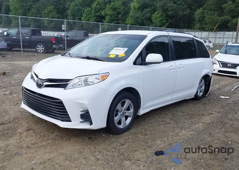 2020 Toyota Sienna Le из США, поврежденный, VIN 5TDKZ3DCXLS069364